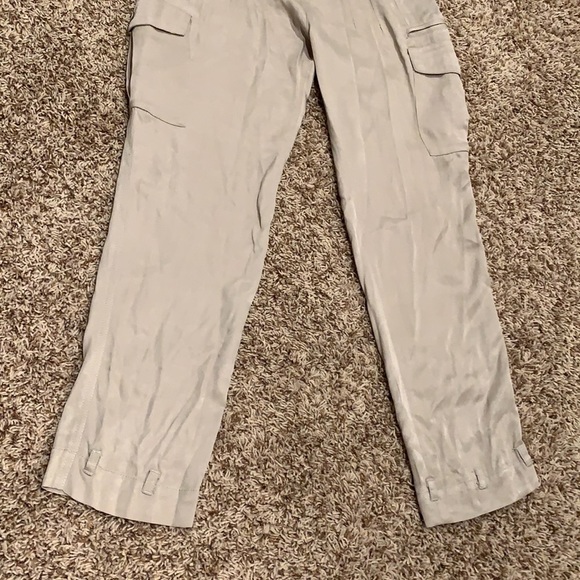 Free People Tan Sateen Pants - Women’s Size 0 - Picture 6 of 10